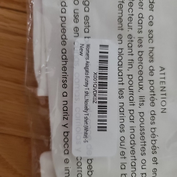 Crazy Dog T-shirts Women's Avagato Funny Novelty T-shirt White Small - Picture 2 of 5